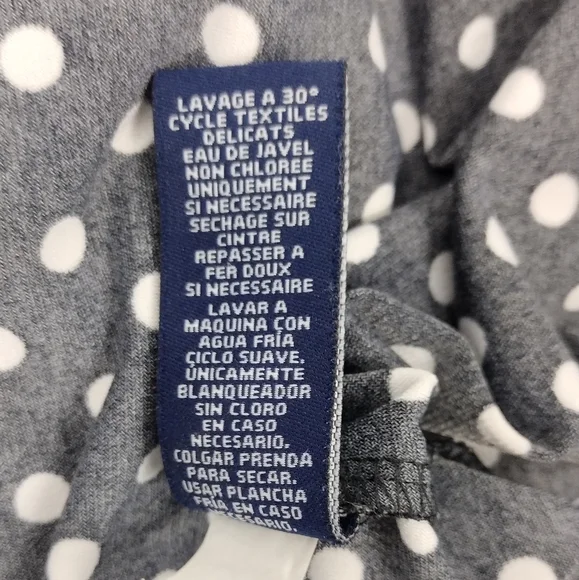 Chaps Polka Dot Dress - Picture 7 of 8